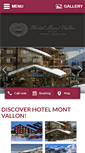 Mobile Screenshot of hotel-montvallon.com